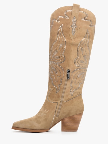 Estro Cowboylaarzen '092-11' in Beige