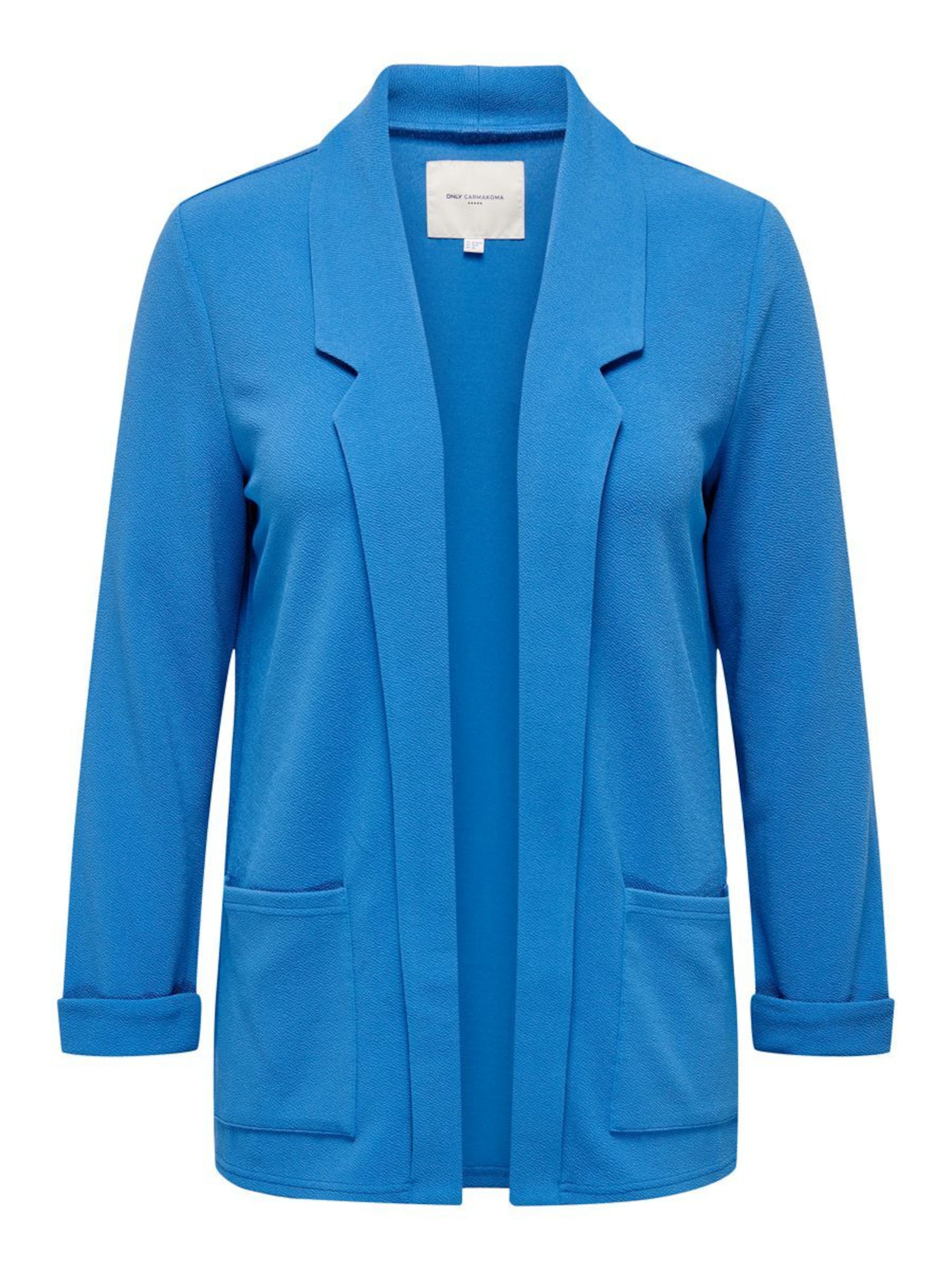 ONLY Carmakoma - Blazer en azul: frente
