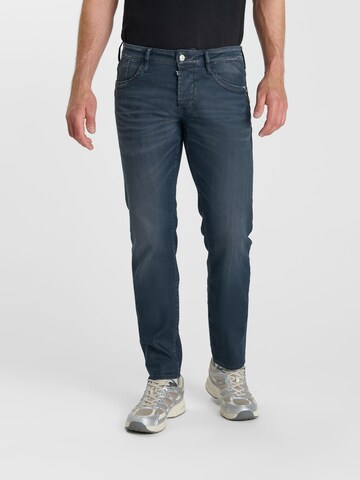 Le Temps Des Cerises Regular Jeans in Blauw: voorkant
