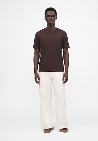BOSS - Camisa 'TChup' em castanho
