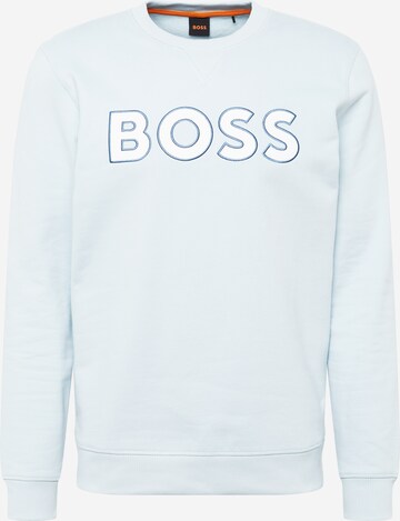 BOSS Sweatshirt in Blauw: voorkant