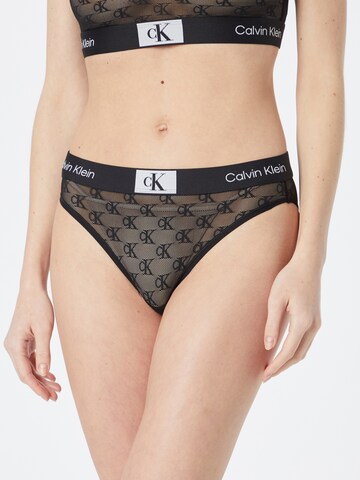 Slip de la Calvin Klein Underwear pe negru: față