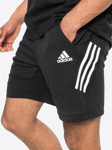 Regular Pantaloni sport de la ADIDAS SPORTSWEAR pe negru