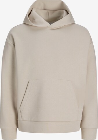 Sweat-shirt JACK & JONES en beige : devant