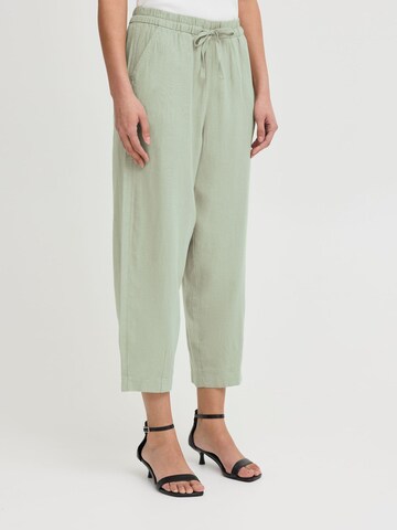 ICHI Loosefit Broek ' IHLINNO ' in Groen