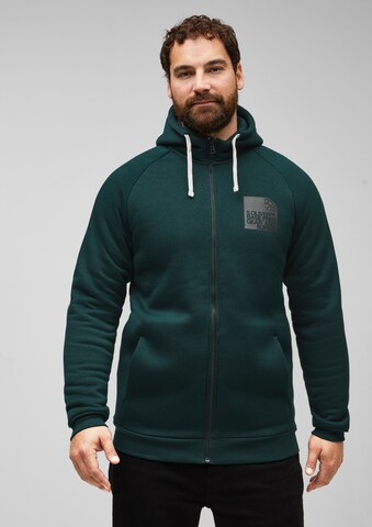 s.Oliver Sweat jacket in Green: front