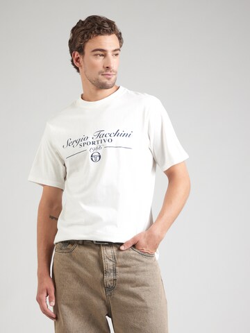 Sergio Tacchini T-Shirt 'GENNARO' in Weiß: Vorderseite