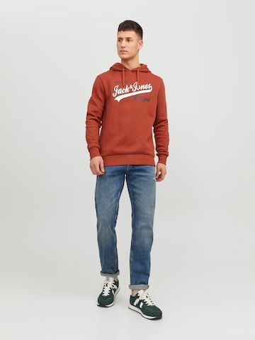 JACK & JONES Sweatshirt i rød