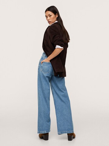 MANGO Wide leg Jeans 'Fabiola' i blå