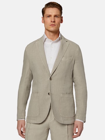 Coupe regular Veste de costume Boggi Milano en gris : devant