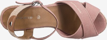 TOM TAILOR Strap sandal in Pink