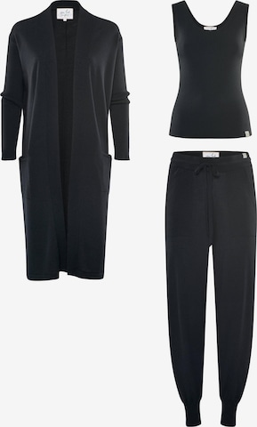 Tenue d'intérieur YOU LOOK PERFECT en noir : devant