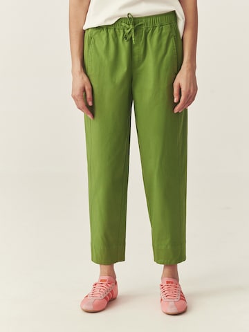 Loosefit Pantalon 'Serdi 1' TATUUM en vert : devant