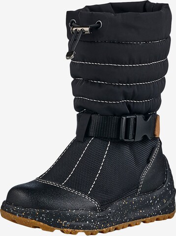 WODEN Snow Boots in Black: front