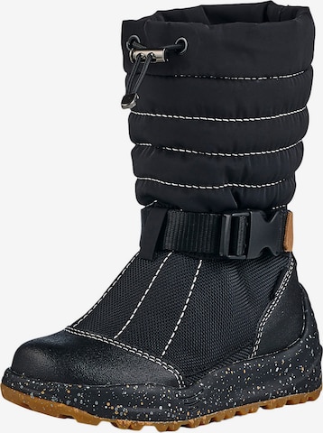 WODEN Snow Boots in Black: front