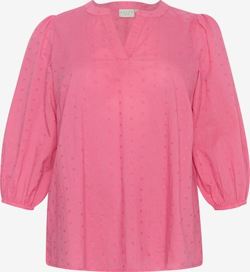 KAFFE CURVE - Blusa 'Jolana' em rosa: frente