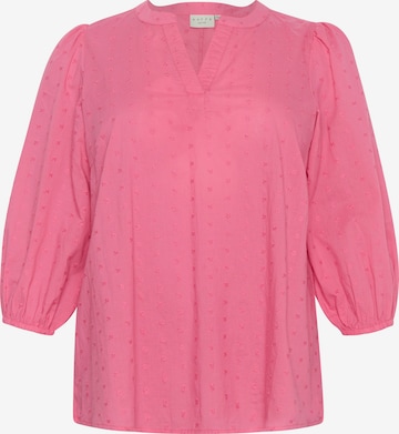 KAFFE CURVE Blouse 'Jolana' in Pink: front