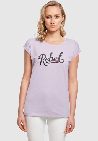 T-shirt Merchcode en violet : devant