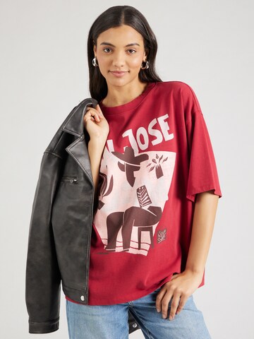 TOPSHOP Shirt in Red: front