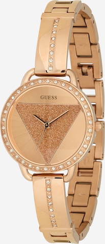 GUESS Analog Watch 'Tri Bellini' in Gold: front