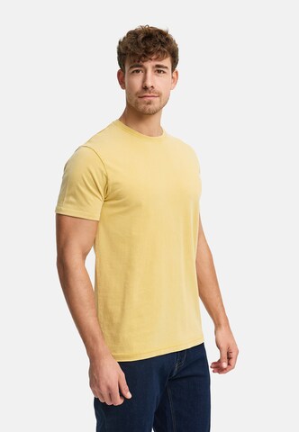 T-Shirt ' INHerbst ' INDICODE JEANS en jaune