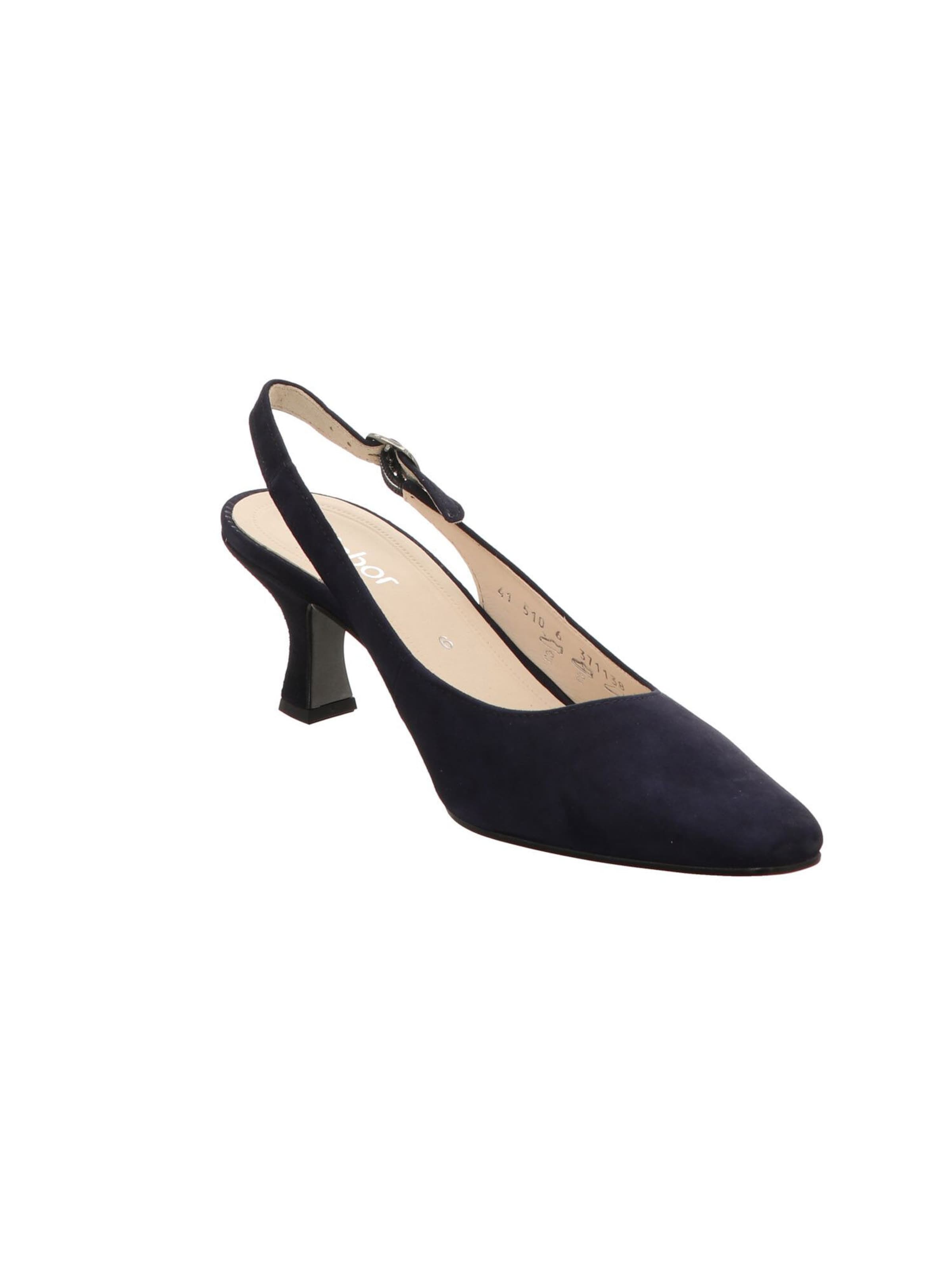 GABOR Slingback Pumps in Blue: front