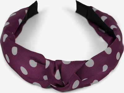 styleBREAKER Haarschmuck 'Haarreif gepunktet mit Knoten Rockabilly' in One Size in bordeaux, Produktansicht