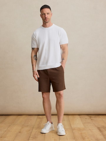 DAN FOX APPAREL Regular Панталон 'Gerrit' в кафяво