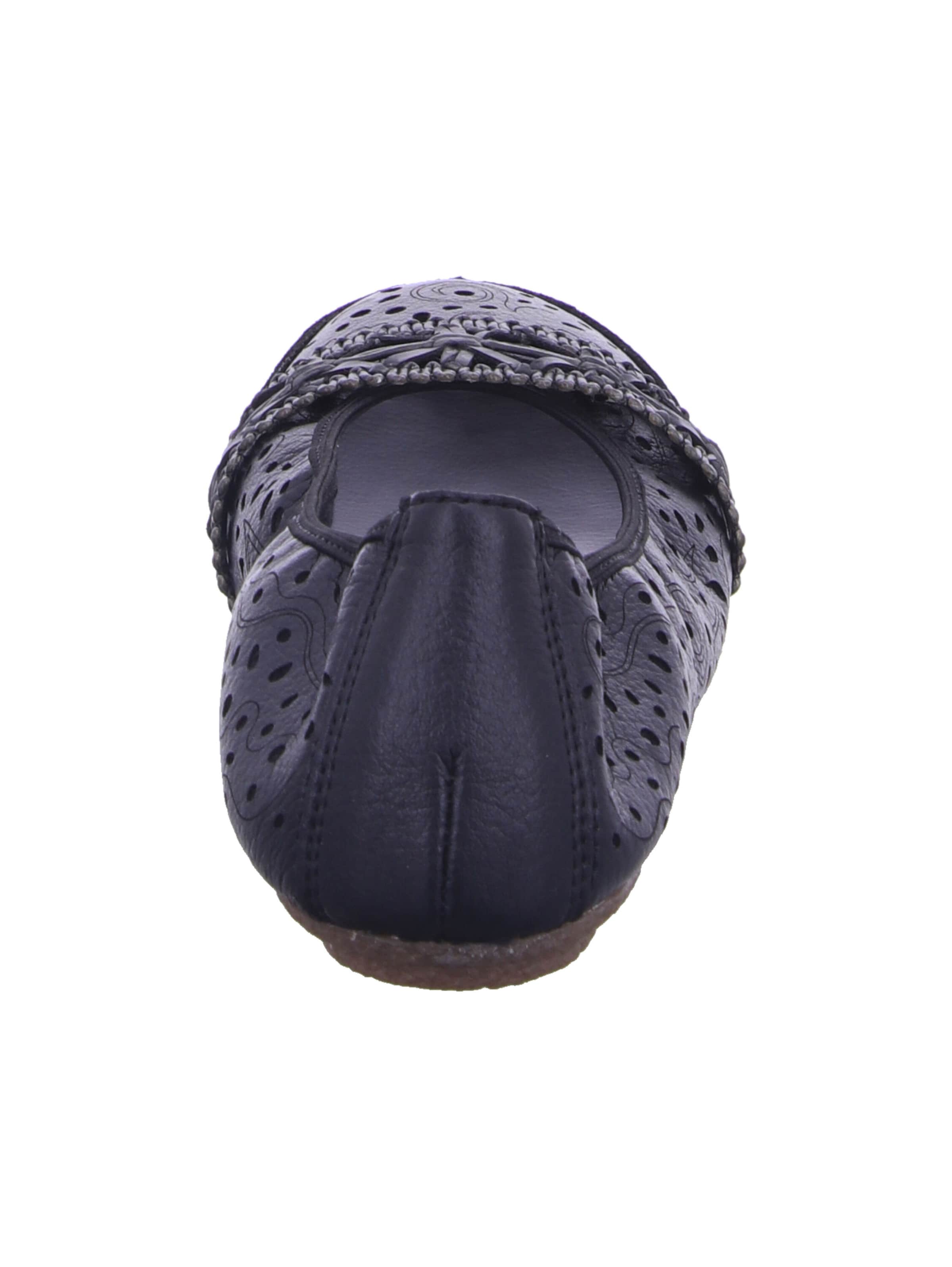 Rieker Ballerina in Schwarz