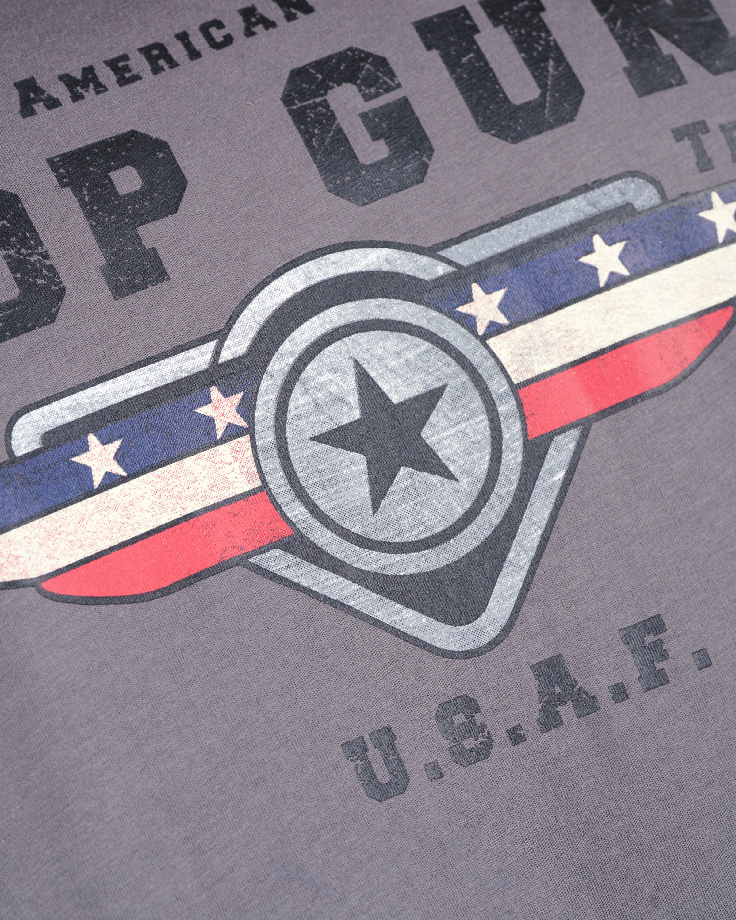 TOP GUN Shirt ' ' in Grey