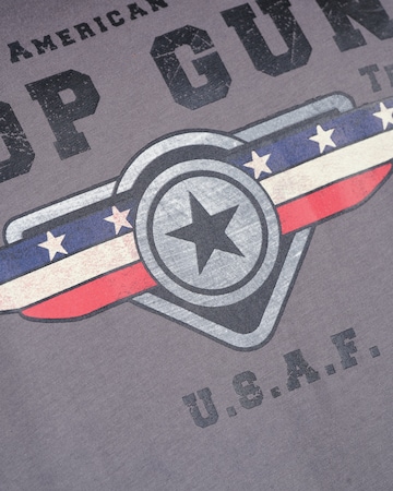 TOP GUN T-Shirt mit Top Gun Schriftzug TG20213022 ' ' in Grau