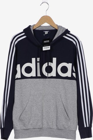 ADIDAS PERFORMANCE Sweatshirt & Zip-Up Hoodie in XL in Blue: front