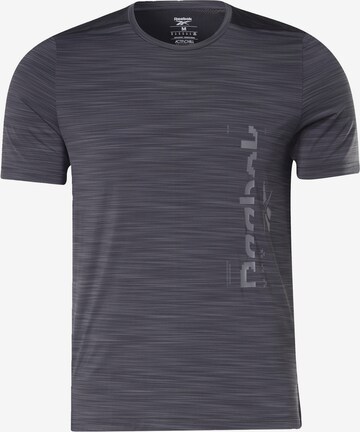 Reebok Functioneel shirt in Grijs: voorkant