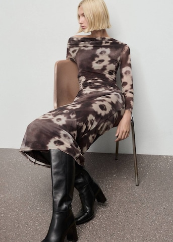 MANGO Kleid 'Amaia' in Braun