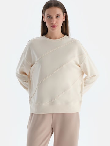 Dagi Sweatshirt i beige: forside