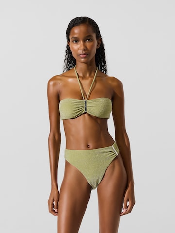 Karl Lagerfeld Bandeau Bikinioverdel i grøn: forside