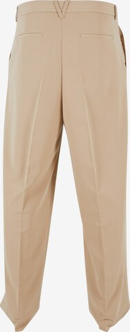 Urban Classics Loosefit Veckad byxa i beige