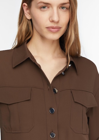 COMMA Bluse in Braun