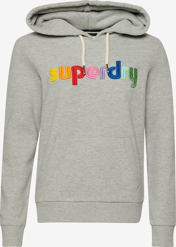 Superdry Sweatshirt in Grau: predná strana