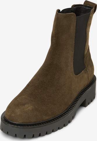 Marc O'Polo Chelsea boots in Brown: front