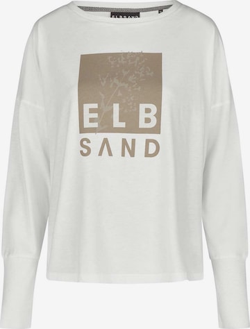 Maglietta 'Irpa' di Elbsand in bianco: frontale