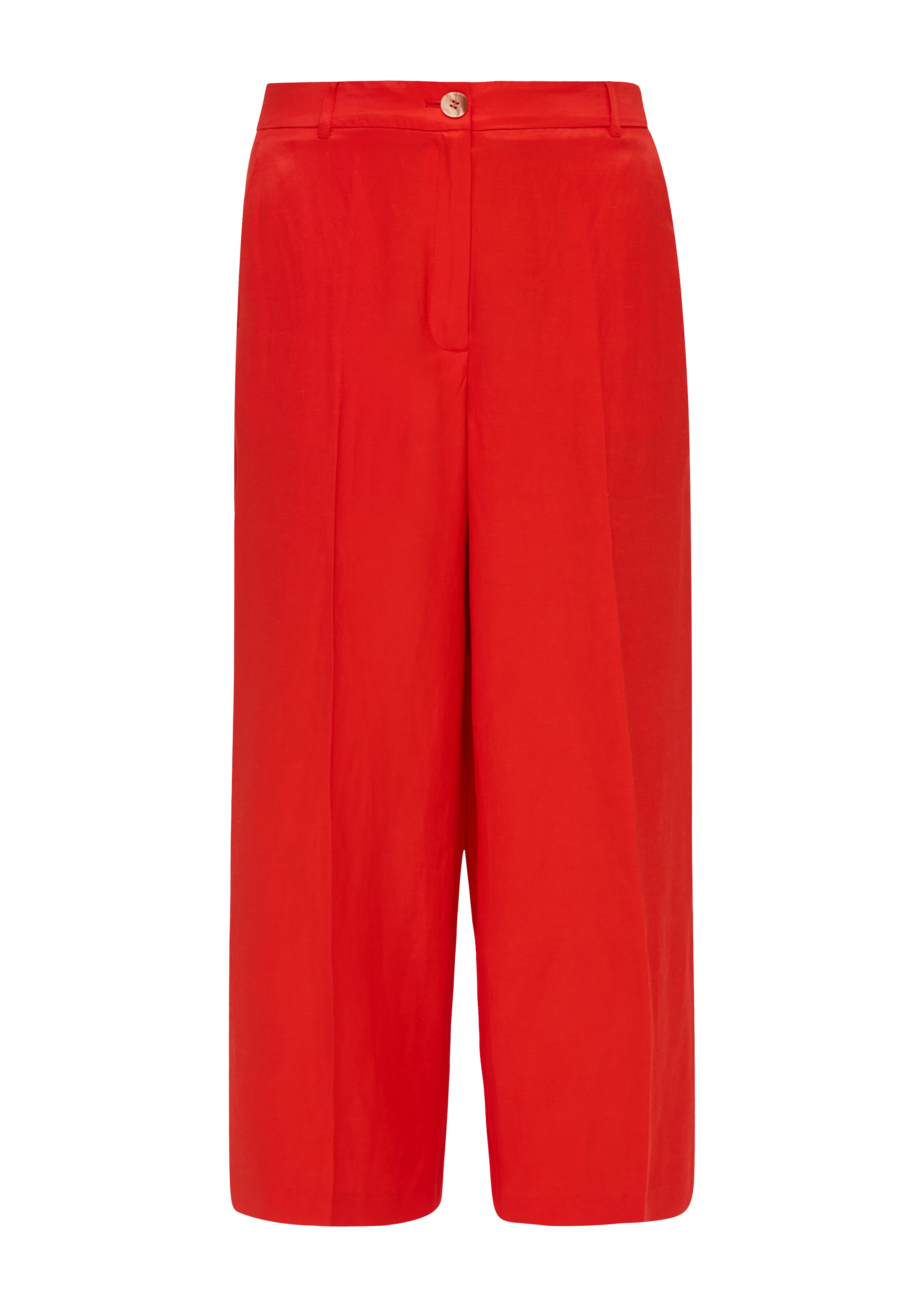 s.Oliver BLACK LABEL Široký strih Nohavice - Červená: predná strana