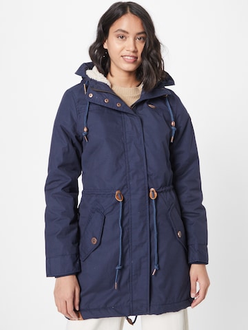 Ragwear Átmeneti parka 'ELBA' - kék: elől