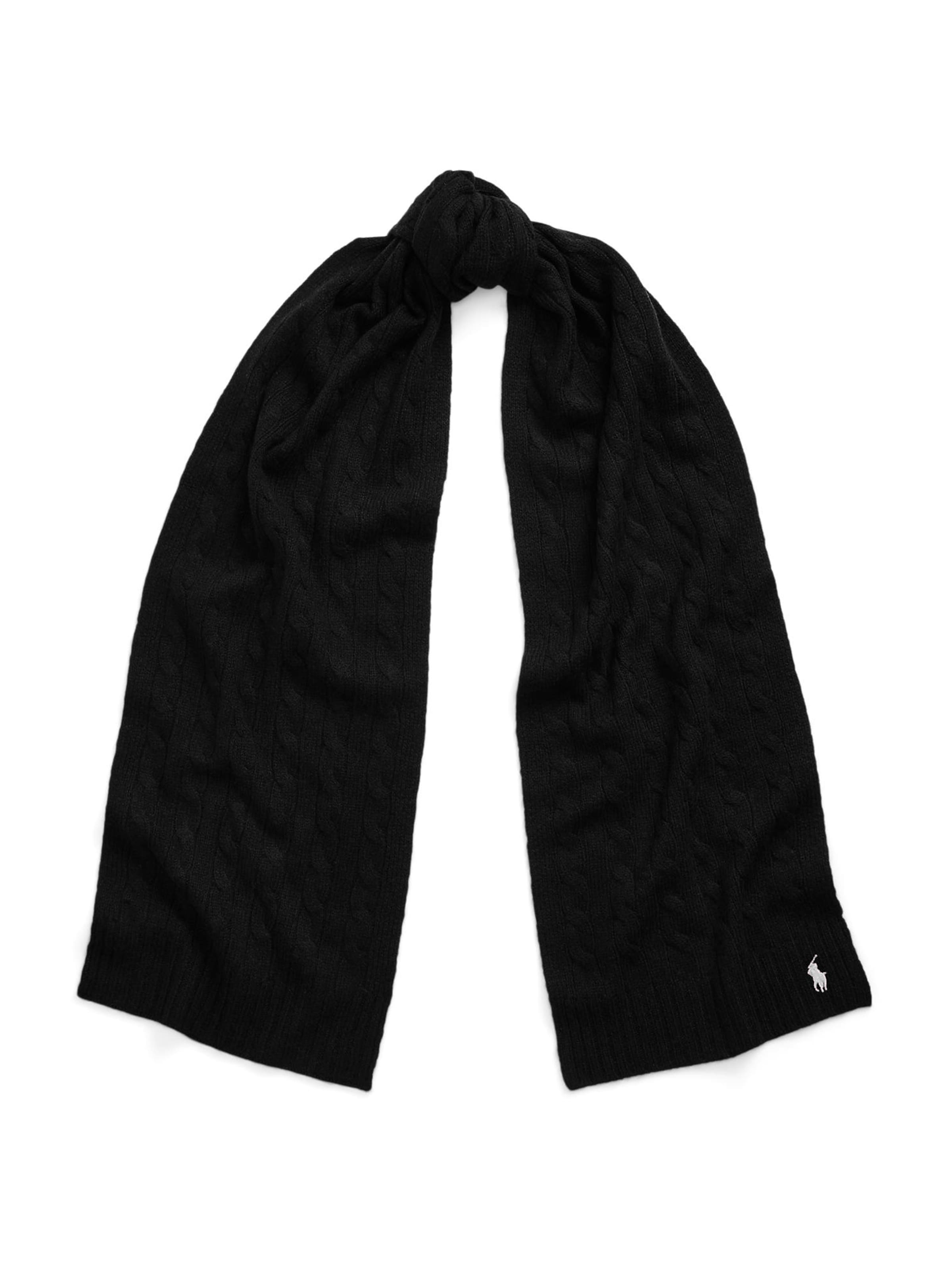 Sciarpa di Polo Ralph Lauren in nero: frontale