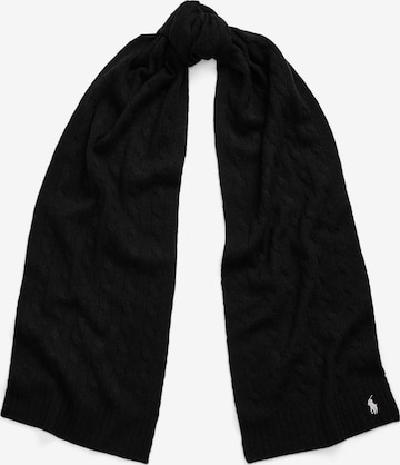 Sciarpa di Polo Ralph Lauren in nero: frontale