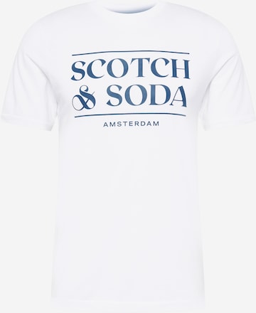 SCOTCH & SODA T-Shirt in Weiß: predná strana