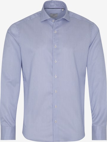 ETERNA Slim fit Button Up Shirt in Blue: front