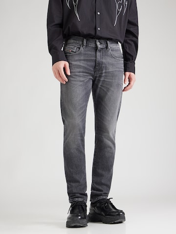 DIESEL Slimfit Kavbojke '2019 D-STRUKT' | črna barva: sprednja stran