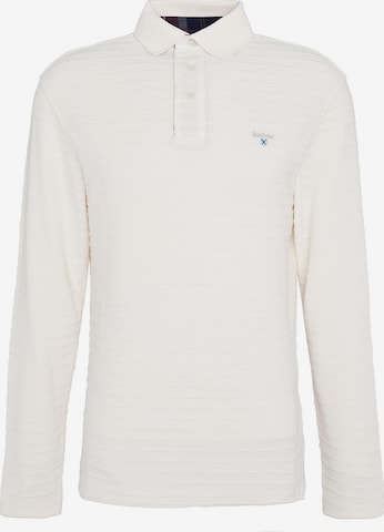 Barbour Shirt 'Cramlington' in Wit: voorkant