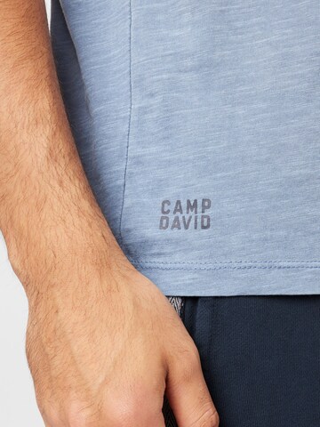 CAMP DAVID Тениска в синьо